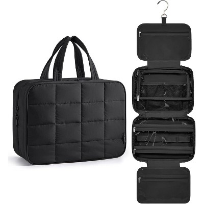 BAGSMART Travel Toiletry Bag with Jewelry Organizer
