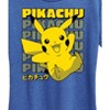 Women's - Pokémon - Pikachu Stack Katakana-  Women's Short Sleeve Graphic T-Shirt Short Sleeve Graphic T-Shirt - 2 of 4