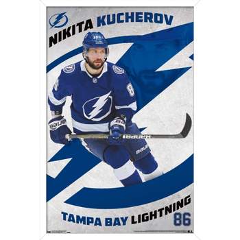 Trends International NHL Tampa Bay Lightning - Nikita Kucherov 19 Framed Wall Poster Prints