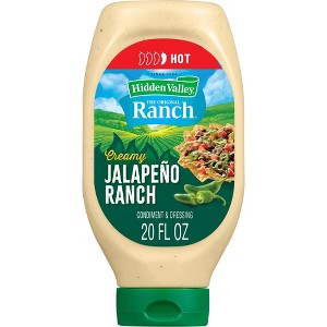 Hidden Valley Jalapeno Ranch Salad Dressing and Topping - 20 fl oz - 1 of 4