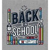 "Back In School" Adult Crew Neck Short Sleeve Tee - 2 of 2