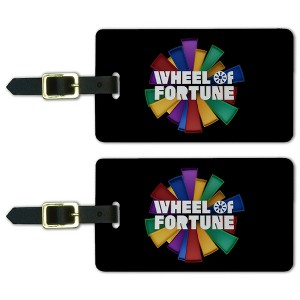 Wheel Of Fortune Wheel Of Fortune Onion Logo Luggage ID Tags Set of 2 - 1 of 4