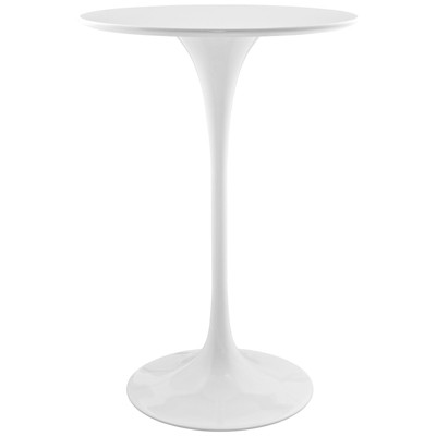 Lippa 28" Wood Bar Table White - Modway