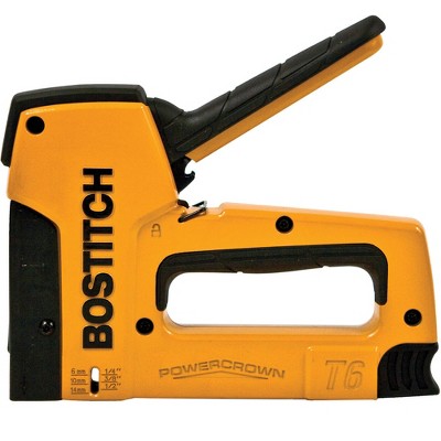 Bostitch T6-8OC2 7/16 in. Crown 9/16 in. PowerCrown Heavy-Duty Tacker Stapler