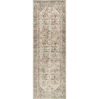 Nuloom Hillstone Collection Deka Traditional Vintage Medallion Area Rug