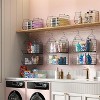 MaseiKar 5 Tier Closet Hanging Organizer, Clothes Hanging Shelves with 4 Hanging Hooks 5 S Hooks, Wire Storage Basket Bins, for Clothing Sweaters - 2 of 4