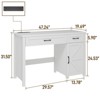 Workstation Computer Desk for Study and Home Office, 47" Executive Desk - 2 of 4