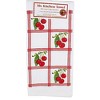 Decorative Towel Cherries Or Cherry Pie Towels Set/3 100% Cotton Retro Design Vl75*Vl74*Vl84 S/3 24.0 Inch Cherries Or Cherry Pie Towels Set/3 100% - 4 of 4