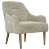 Airsurfer Chenille Armchair, Modern Style Accent Chair with Wood Legs, Comfy Design for Living Room, Bedroom, Office - 4 of 4