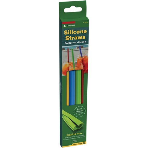 Reduce 4pk Silicone/Tritan Combo Replacement Flexi Straws XL 4 ct