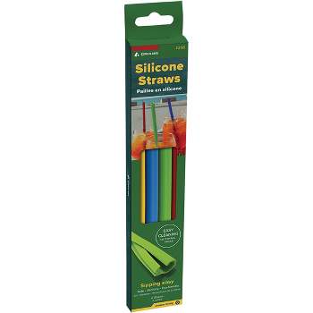 Coghlan's Silicone Straws 4-Pack - Multicolor