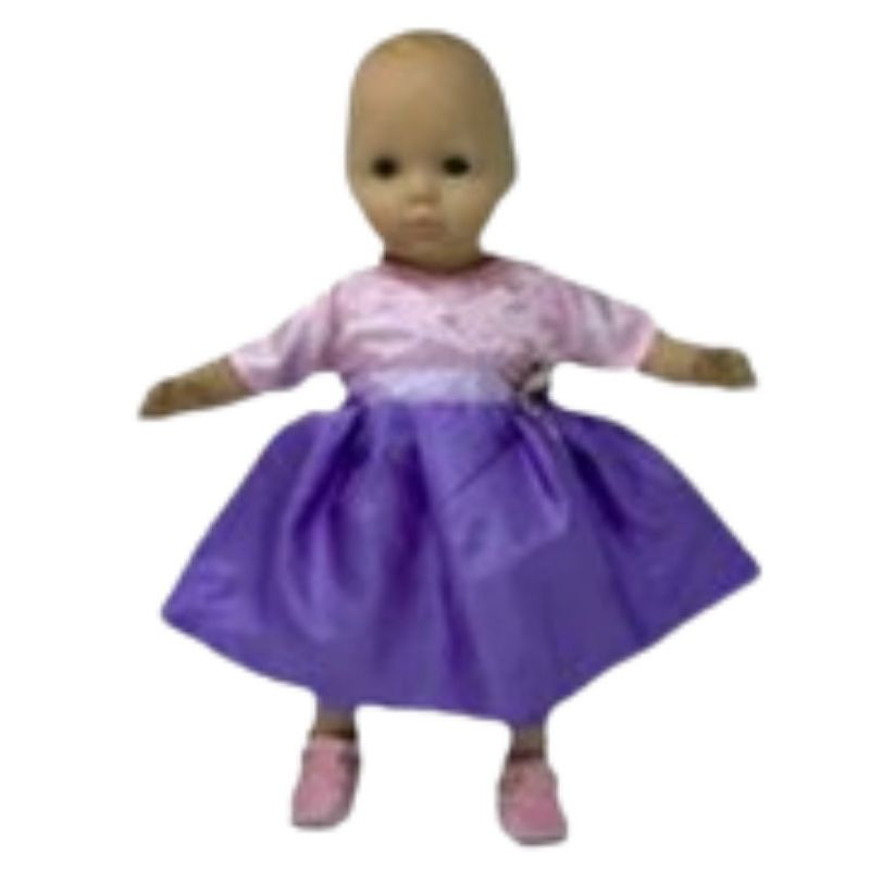 Doll Clothes Superstore Satin Party Dress Fits 18 Inch Girl Doll Like Our Generation American Girl My Life Dolls, 5 of 7