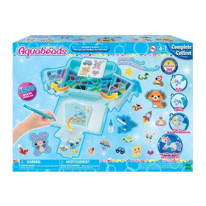 Design Factory Set - Aquabeads: DIY Art Kit for Cute Aqua Bead Designs, Ages 4+, Includes Instructions - 1 of 4