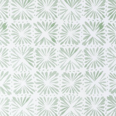 Block Print Tile Wallpaper Sage - Threshold&#8482;