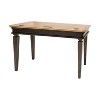 Martin Furniture Sonoma Writing Desk Brown: Stained Wood Finish, Metal Hardware, 54" Wide Desk with Drawer - image 3 of 4