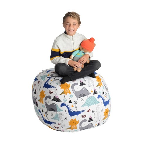 Creative qt Stuffed Animal Storage Bean Bag Chair - Extra Large Stuff 'n Sit