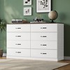 Modern 54" Wide Dresser & Chest of Drawers, Wood & Metal Design, Doubles as TV Stand, Storage for Bedroom & Living Room - 3 of 4