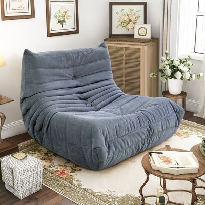 CENGHU Bean Bag Chair with Memory Foam Filling Big Bean Bag for Adults Lazy Sofa Leaf Lounge Sofa for Home, Apartment, Living room