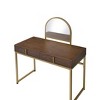 CAVINAS Vanity Desk with Mirror Modern Bedroom Furniture with Storage Drawers Desk with Drawers for Bedroom - 3 of 4
