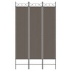 vidaXL 3-Panel Room Divider Anthracite 47.2"x86.6" Fabric - image 3 of 4