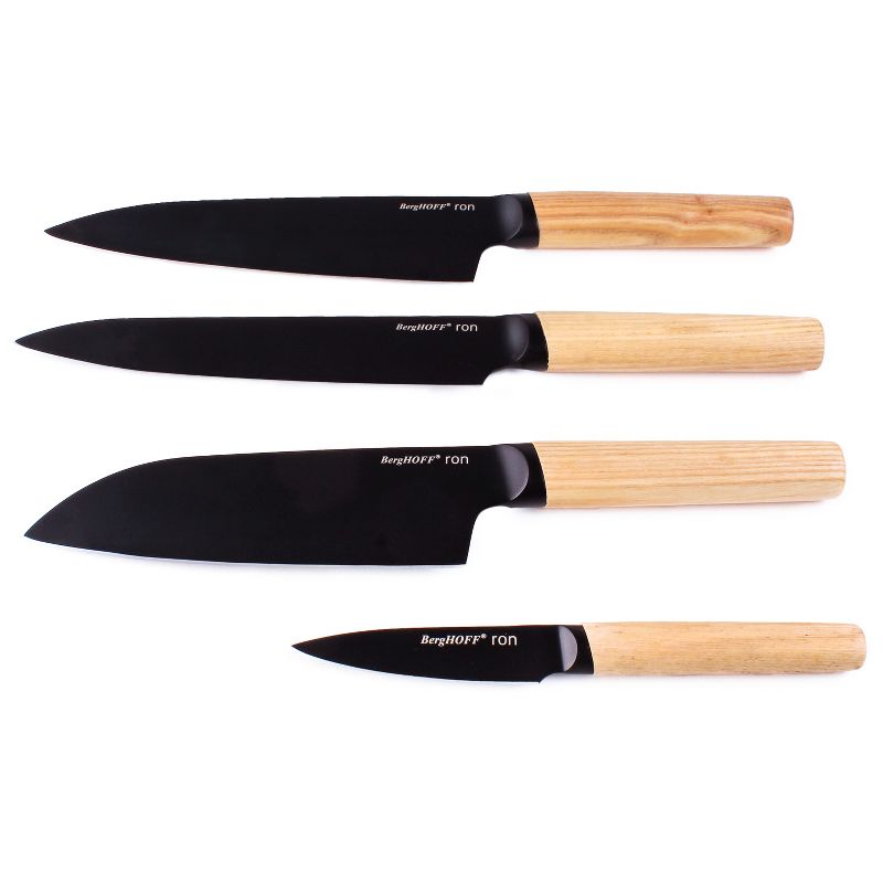 BergHOFF Ron 4Pc Knife Set with Natural Wood Handle, 4 knives, 1 of 17