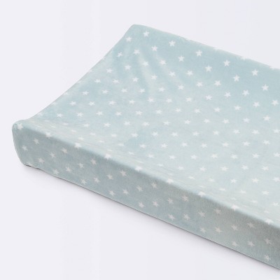 Plush Changing Pad Cover Stars - Cloud Island™ Blue