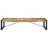 vidaXL Coffee Table 70.9"x35.4"x15.7" Rough Mango Wood - 2 of 4