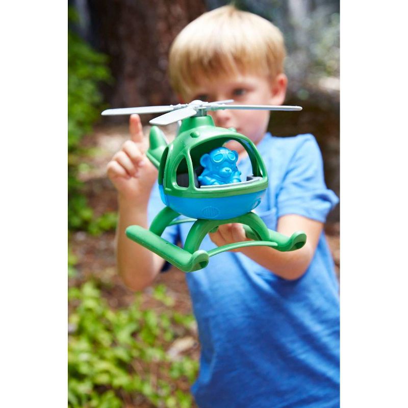 Green Toys Helicopter - Green/Blue, 6 of 8