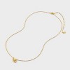 Beloved + Inspired 14K Gold Dipped Interlocking Cubic Zirconia Hearts Pendant Necklace - Gold: Brass, 16" Length, Lobster Claw Clasp - 3 of 4