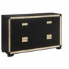 HomeStock Usa Blake Black/Gold Dresser - 2 of 4