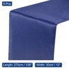 Unique Bargains Banquet Party Satin Fabric Smooth Soft Shiny Table Runner 12 x 108 Inch 6 Pcs - 2 of 4