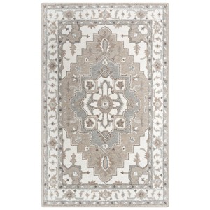 Alora Decor Conley Traditional Rectangle Area Rug Brown - 1 of 4