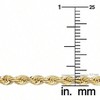 Filled Rope Chain Necklace for Men and Women 2.1 mm, 3.2 mm, 4.2 mm, 6 mm thoughtful choice for loved ones. - 4 of 4