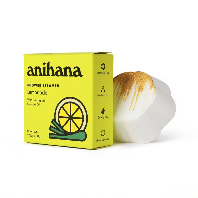 anihana Aromatherapy Essential Oil Lemonade Shower Steamer - 1.76oz, 4 of 10