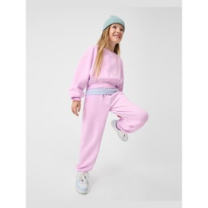 The Children's Place Girls Active Garment Dyed Premium Fleece Jogger Pants - 1 of 4