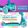 Hurtle ScootKid 3-Wheel Toddler Toy Scooter with LED Lights, Ages 1+, Fold-Out Seat - 4 of 4