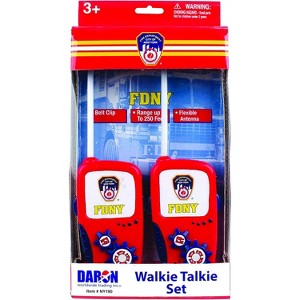 Daron FDNY Walkie Talkie Playset, Ages 5+, Toy Spy Gear - 1 of 1