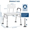 coucheta Seniors Step Stool with Handle and Non-Skid Platform, Adjustable Height Handrail, Heavy Duty 2 Steps Medical Foot Stool for Adult, Seniors - 2 of 4