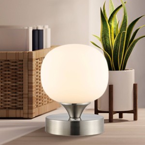 6.13" Owen Modern Minimalist Iron Rechargeable Integrated LED Table Lamp - JONATHAN Y - 1 of 4