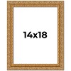 PosterPalooza | Contemporary Gold Picture Frame - UV Acrylic, Foam Board Backing, Hanging Hardware - 2 of 4