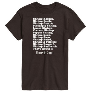 Men's - Forrest Gump - Bubbas Shrimp List Short Sleeve Graphic T-Shirt - 1 of 4