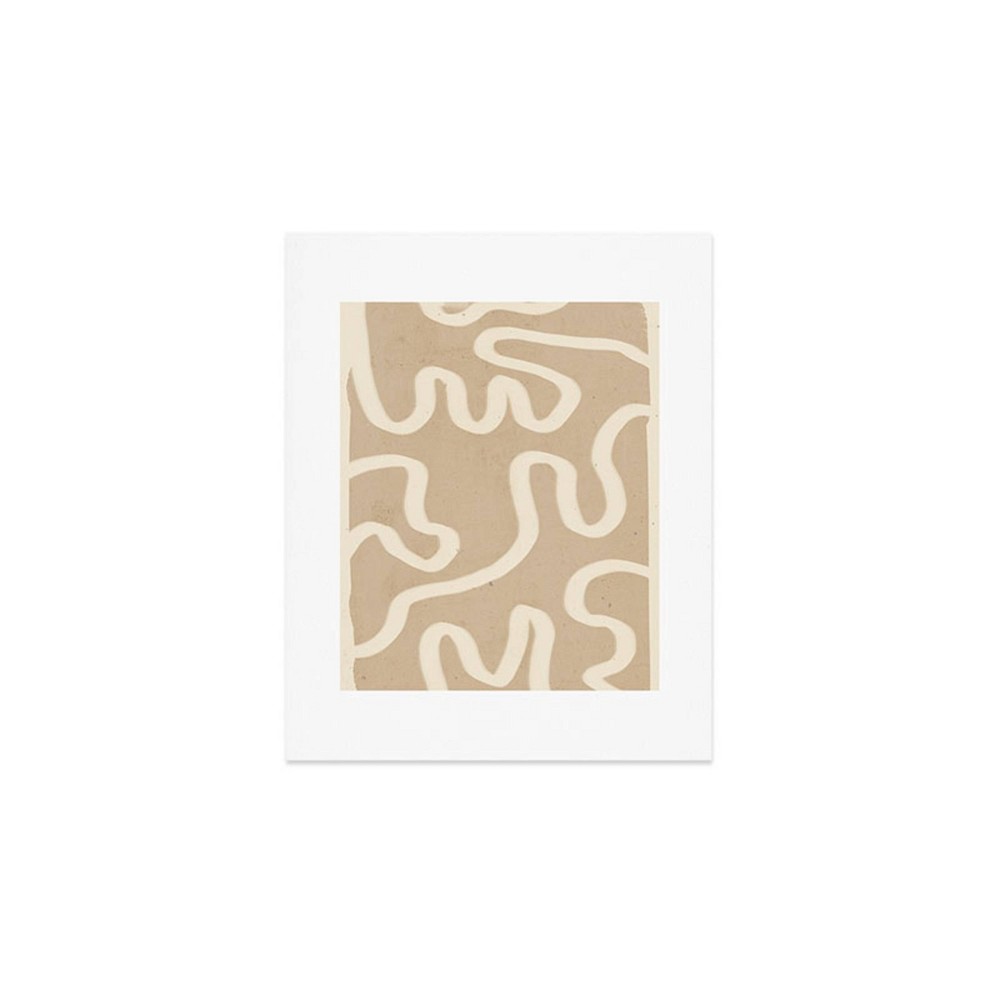 Photos - Other Decoration Deny Designs 8"x10" ThingDesign Abstract Minimal 65 Unframed Art Print: Modern Wall Canvases, Digital Art, Cardstock Paper
