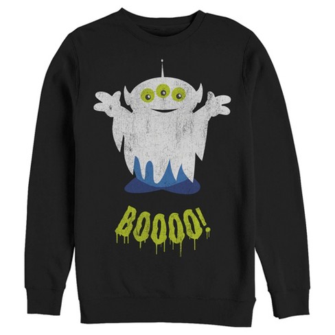 Men's Toy Story Halloween Squeeze Alien Boo Ghosts Sweatshirt : Target