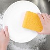 REGALWOVEN Kitchen Non-Scratch Reusable Absorbent Cleaning Sponge 3 Pcs - 3 of 4