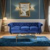 3-Seater Sofa With Rolled Arms And Curved Backrest,Comfortable Couch Sofa,Upholstered Sofa For Living Room,Bedroom-Cuddlewood - 2 of 4