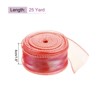 Unique Bargains Gift Wrapping Wide Sheer Wired Pastel Shimmer Iridescent Chiffon Ribbons 1 Pc - 2 of 4