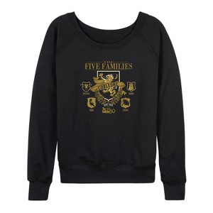 Women's - The Godfather - 50th Anniversary Edition Lightweight French Terry Wide Neck Long Sleeve Shirt - 1 of 4