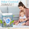 Bathroom Small Trash Can with Automatic Touchless Lid, 2.6 Gallon Smart Garbage Can Narrow Waterproof Trash Bin for Bedroom, Office - 4 of 4