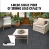 VEVOR Interlocking Deck Tiles, 54 Pack,12"x12" 54 sq. ft Plastic Waterproof Outdoor Flooring All Weather Use, Patio Floor Decking Covering Tiles - 4 of 4