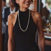 Ross-Simons 8-9mm Cultured Pearl Necklace With Sterling Silver - 2 of 4